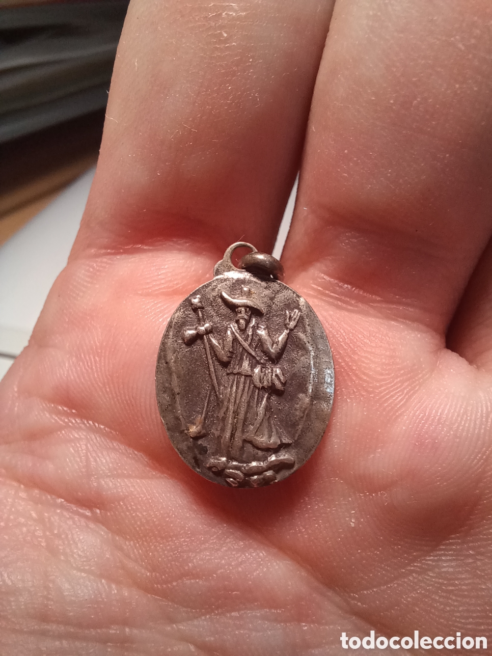Material numism&aacute;tico: Medalla a&ntilde;o jubilar compostelano 1999 - Foto 3