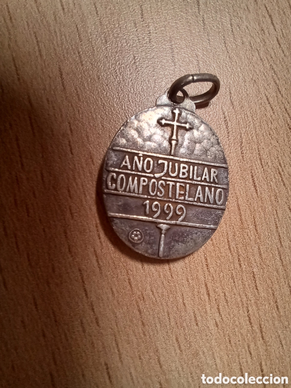 Material numism&aacute;tico: Medalla a&ntilde;o jubilar compostelano 1999 - Foto 1