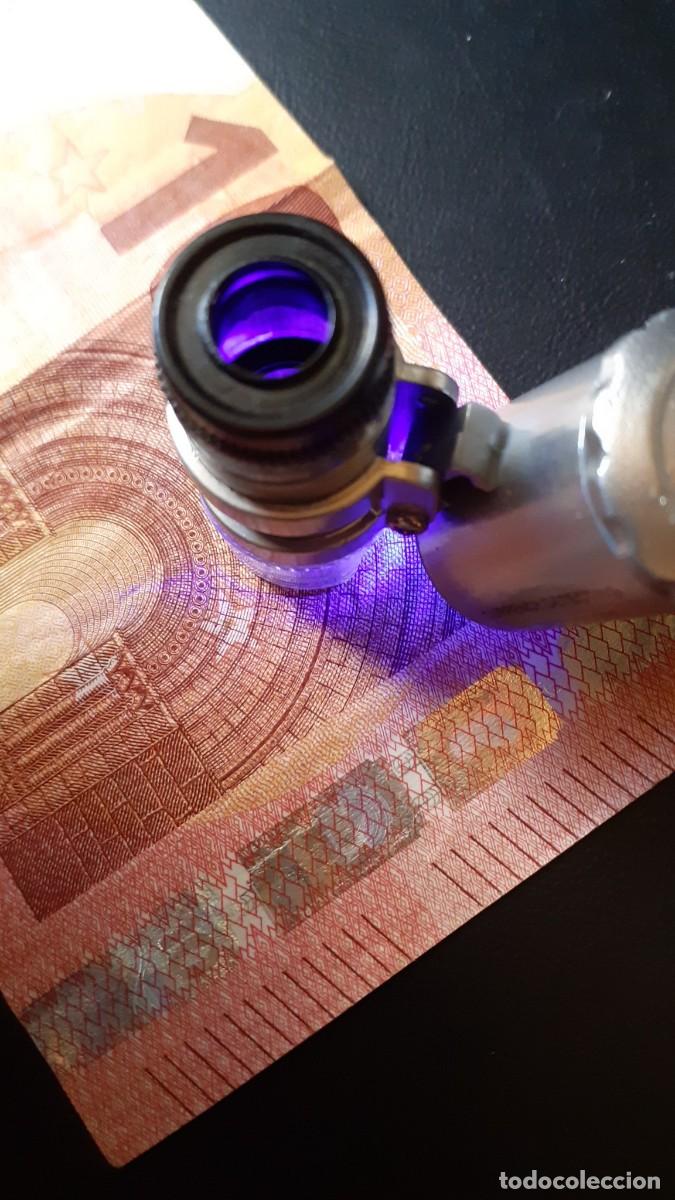 Material numism&aacute;tico: Mini Microscopio de Bolsillo con Luz LED y UV 60X - Foto 13