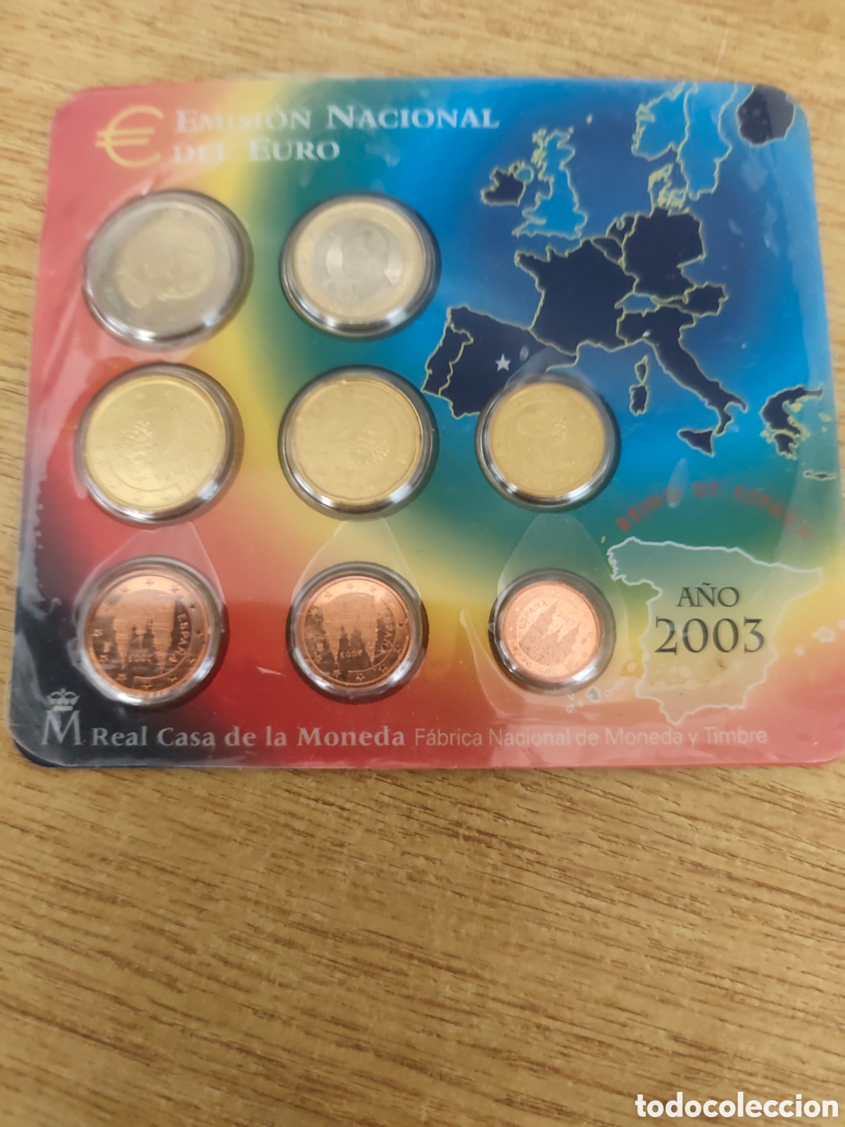 Material numism&aacute;tico: Espa&ntilde;a 2003 Cartera Oficicial S/C - Foto 1