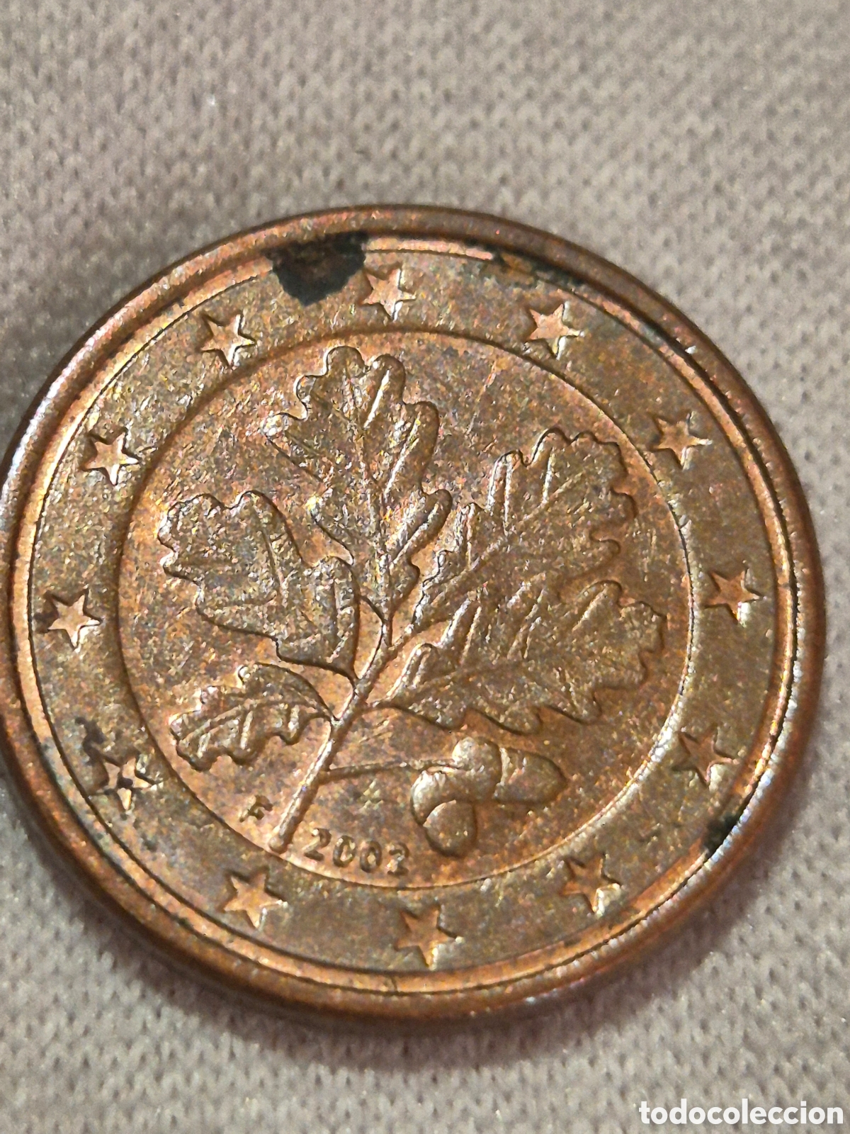 Material numism&aacute;tico: Moneda de 1 c&eacute;ntimo de euro especial. - Foto 1
