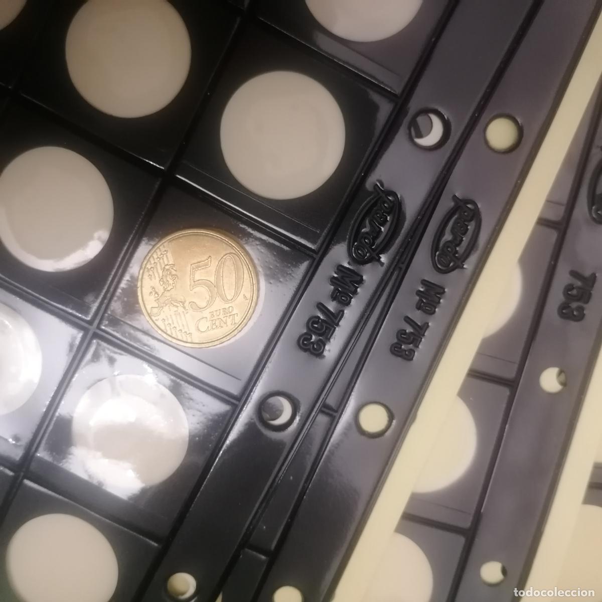 Material numism&aacute;tico: lote 14 hojas Pardo para monedas, 7 ref. 752 y 7 ref. 753 , 34 - Foto 3