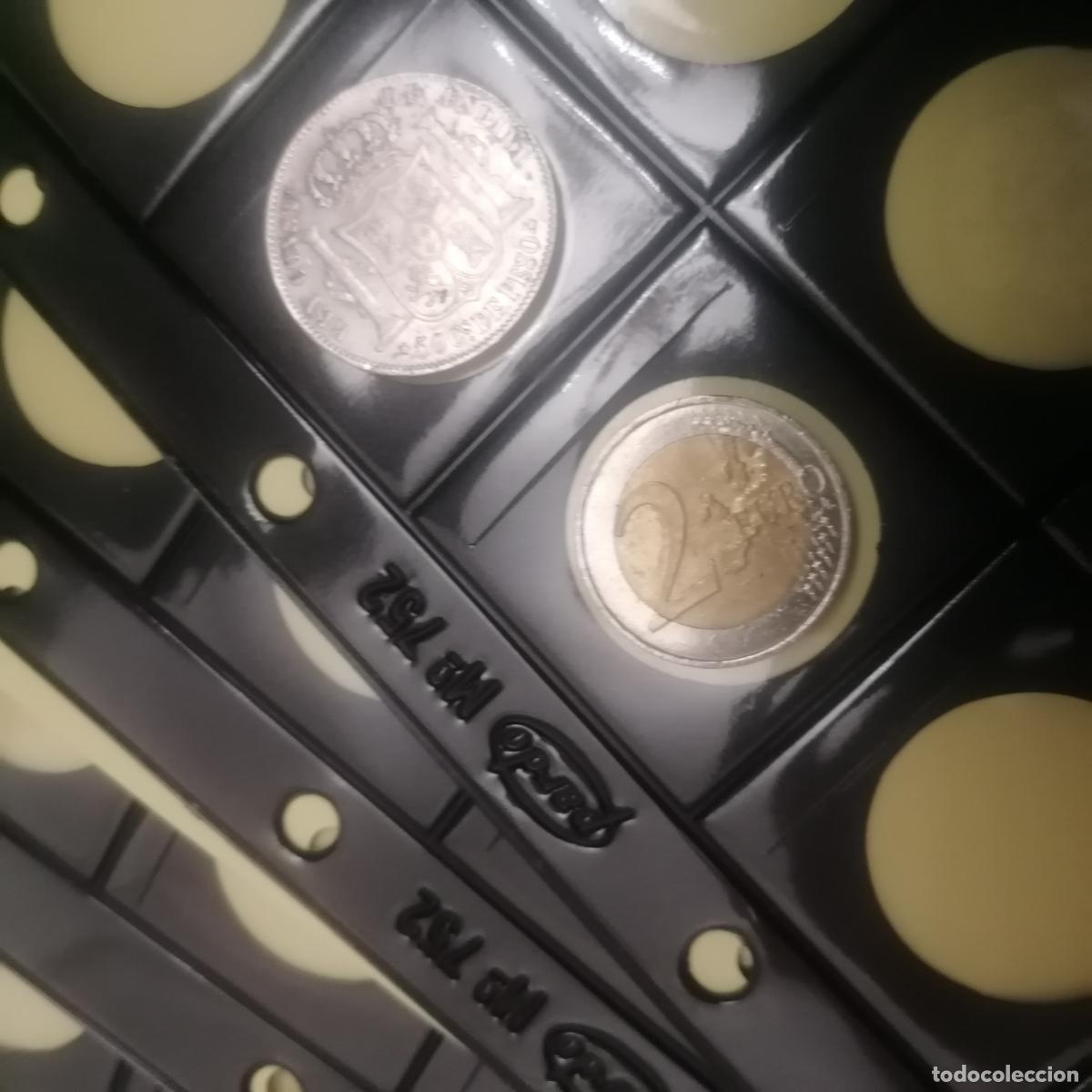 Material numism&aacute;tico: lote 14 hojas Pardo para monedas, 7 ref. 752 y 7 ref. 753 , 34 - Foto 5