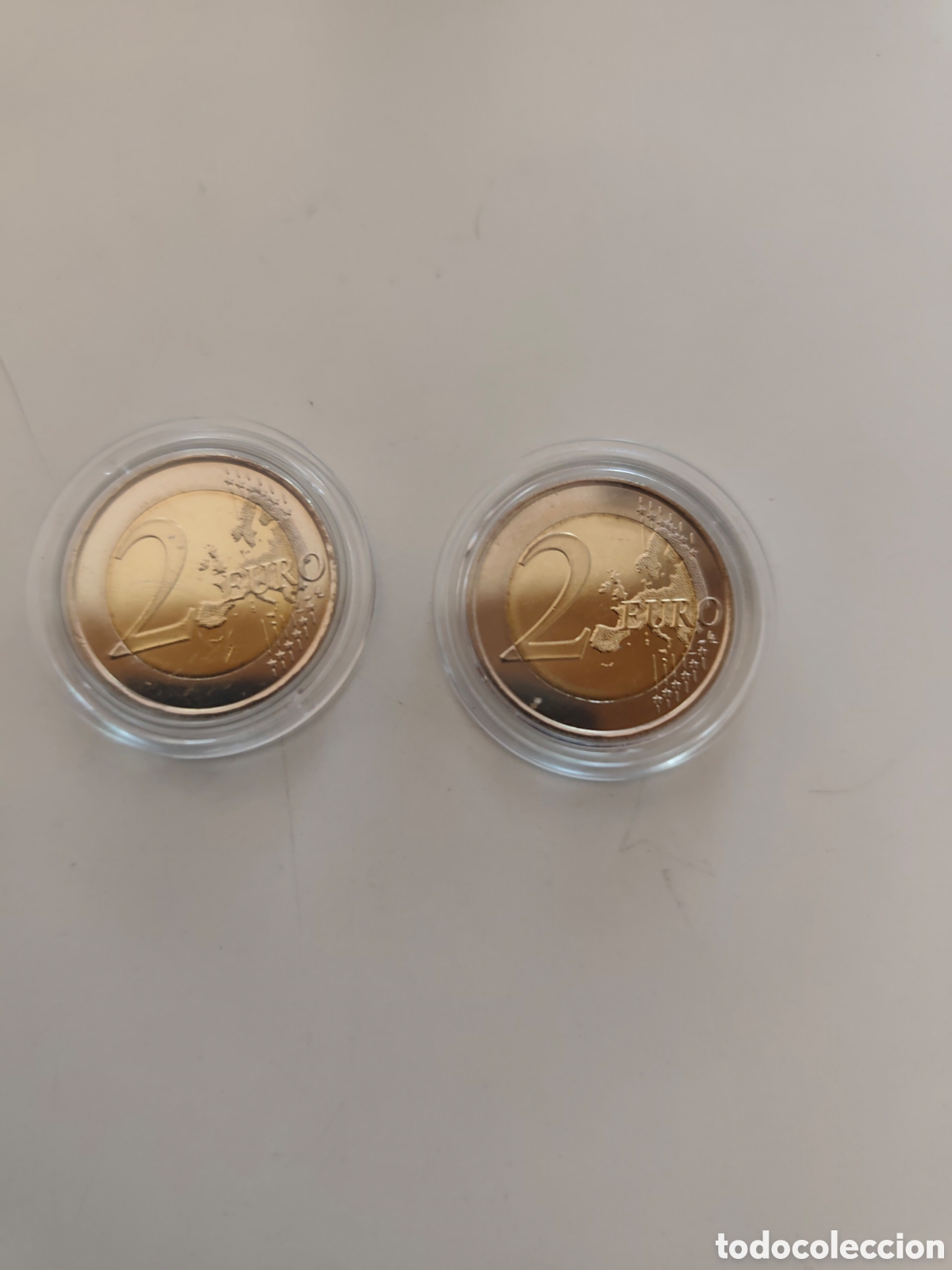 Material numism&aacute;tico: Lote 2 Monedas de 2&euro; Espa&ntilde;a 2020 Color Tipo A - Foto 2