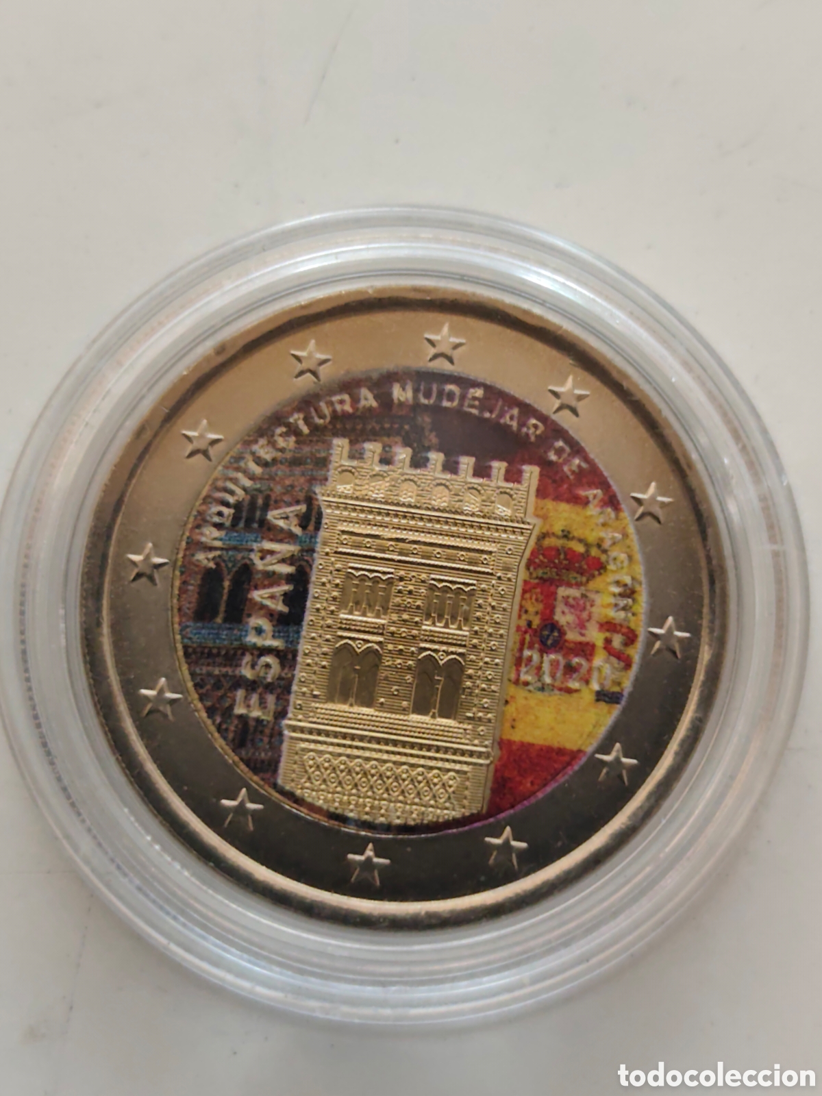 Material numism&aacute;tico: Lote 2 Monedas de 2&euro; Espa&ntilde;a 2020 Color Tipo A - Foto 3
