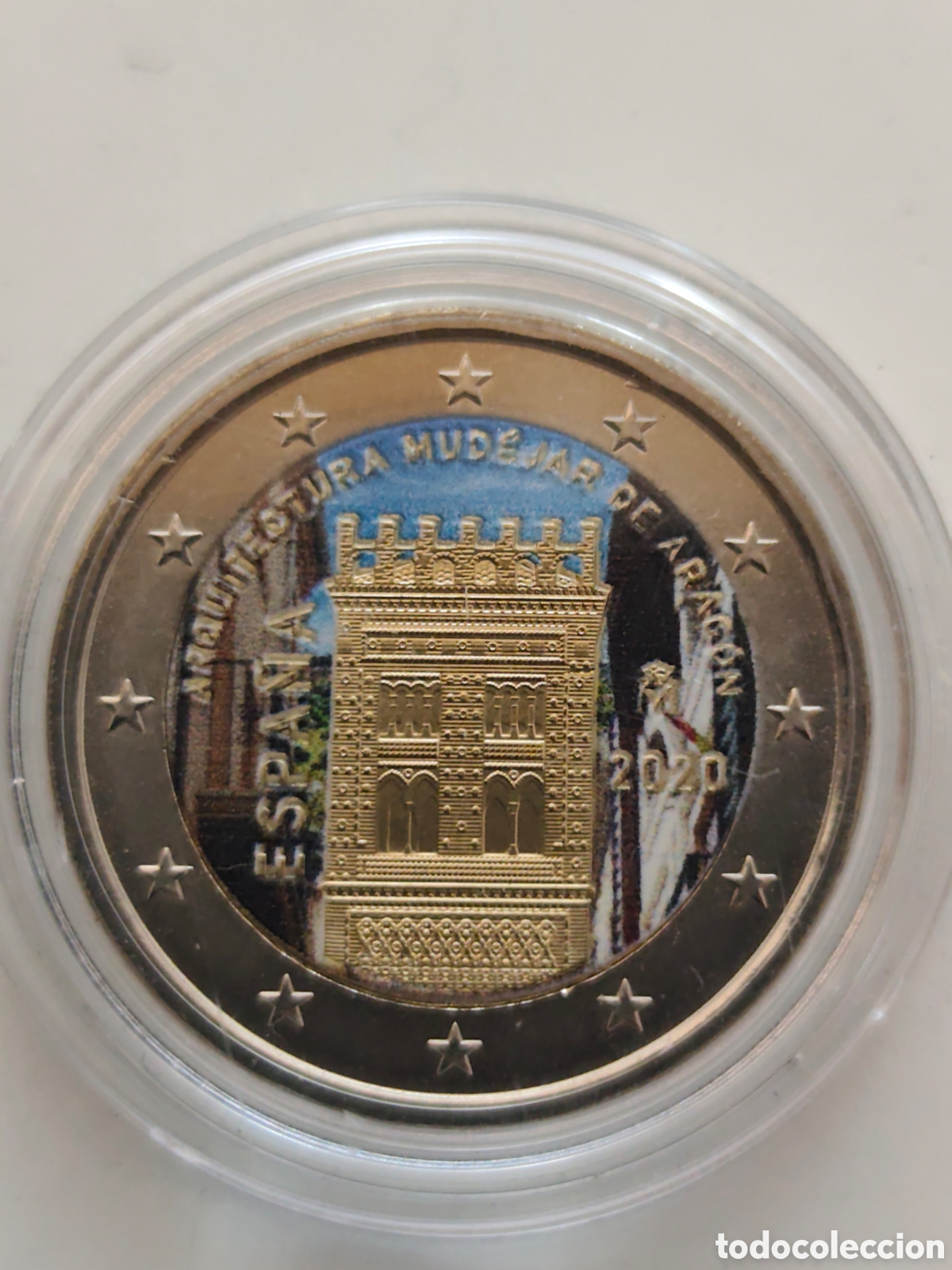 Material numism&aacute;tico: Lote 2 Monedas de 2&euro; Espa&ntilde;a 2020 Color Tipo A - Foto 4