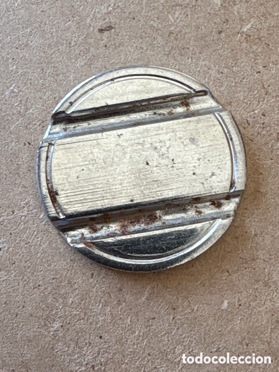 Material numism&aacute;tico: Rara ficha de ducha, jeton (A21) - Foto 2