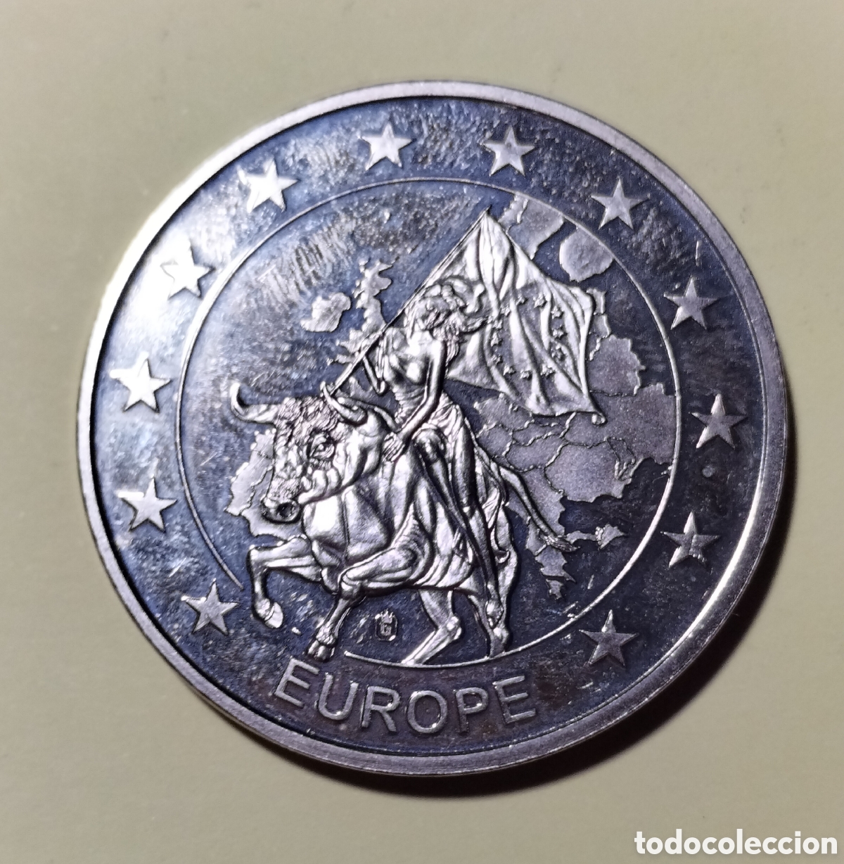 Material numism&aacute;tico: Estonia, medalla LEurope - Foto 2
