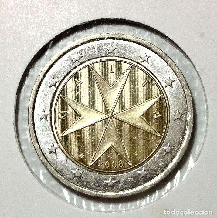Material numism&aacute;tico: EUROPA . MALTA . 2 EUROS 2008 . SIN CIRCULAR - Foto 1