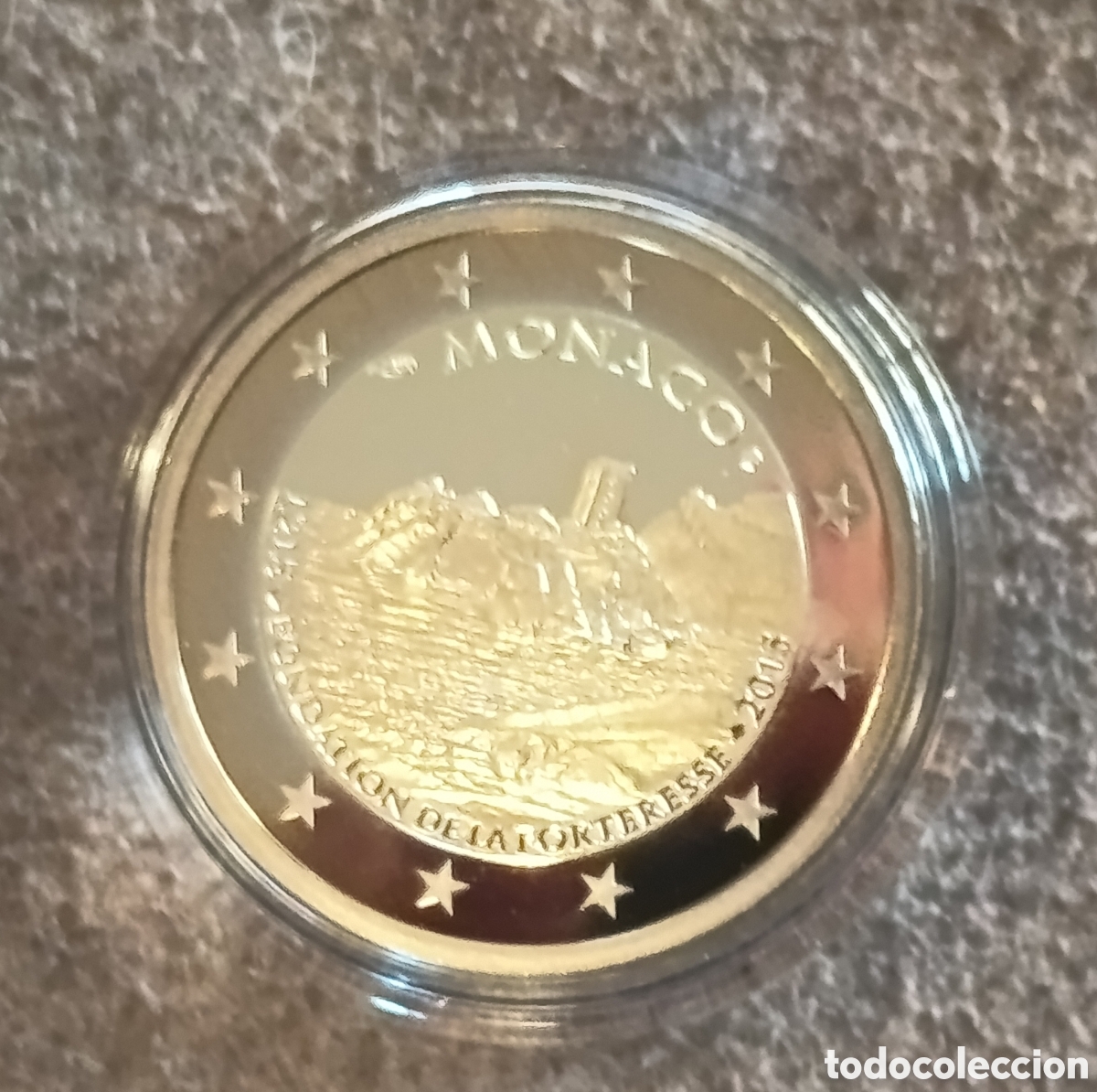 Material numism&aacute;tico: 2 euros M&oacute;naco 2015 &rdquo; Fortaleza de la ROCA &rdquo; - Foto 2