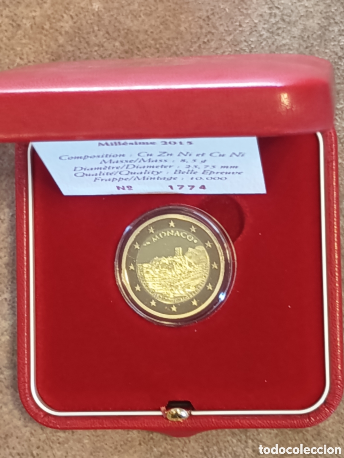 Material numism&aacute;tico: 2 euros M&oacute;naco 2015 &rdquo; Fortaleza de la ROCA &rdquo; - Foto 4