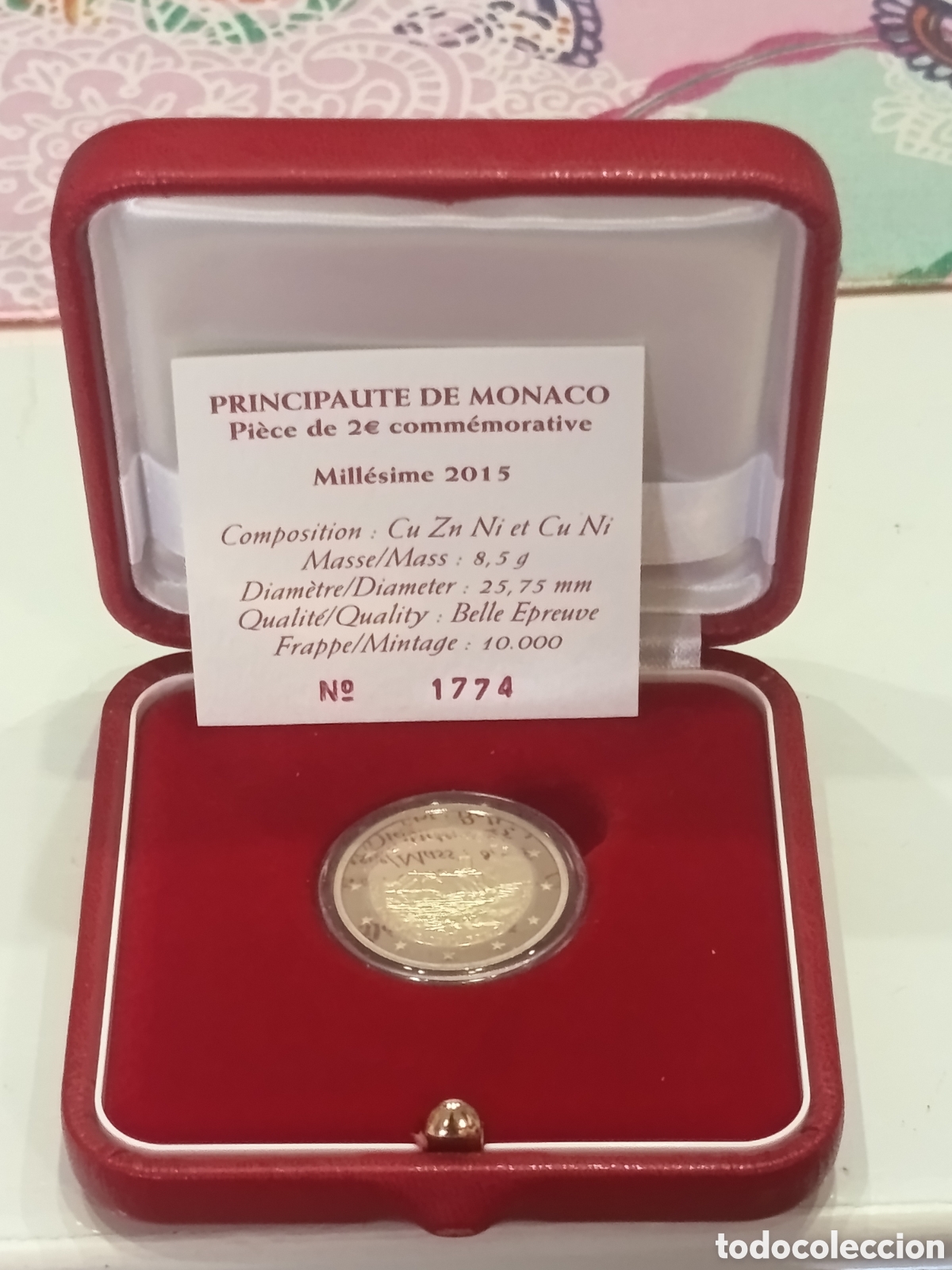 Material numism&aacute;tico: 2 euros M&oacute;naco 2015 &rdquo; Fortaleza de la ROCA &rdquo; - Foto 3