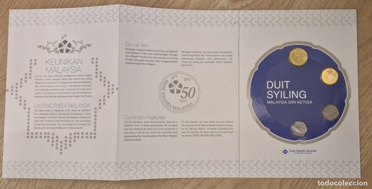 Material numism&aacute;tico: Set de monedas Malasia Duit Syiling - Foto 2