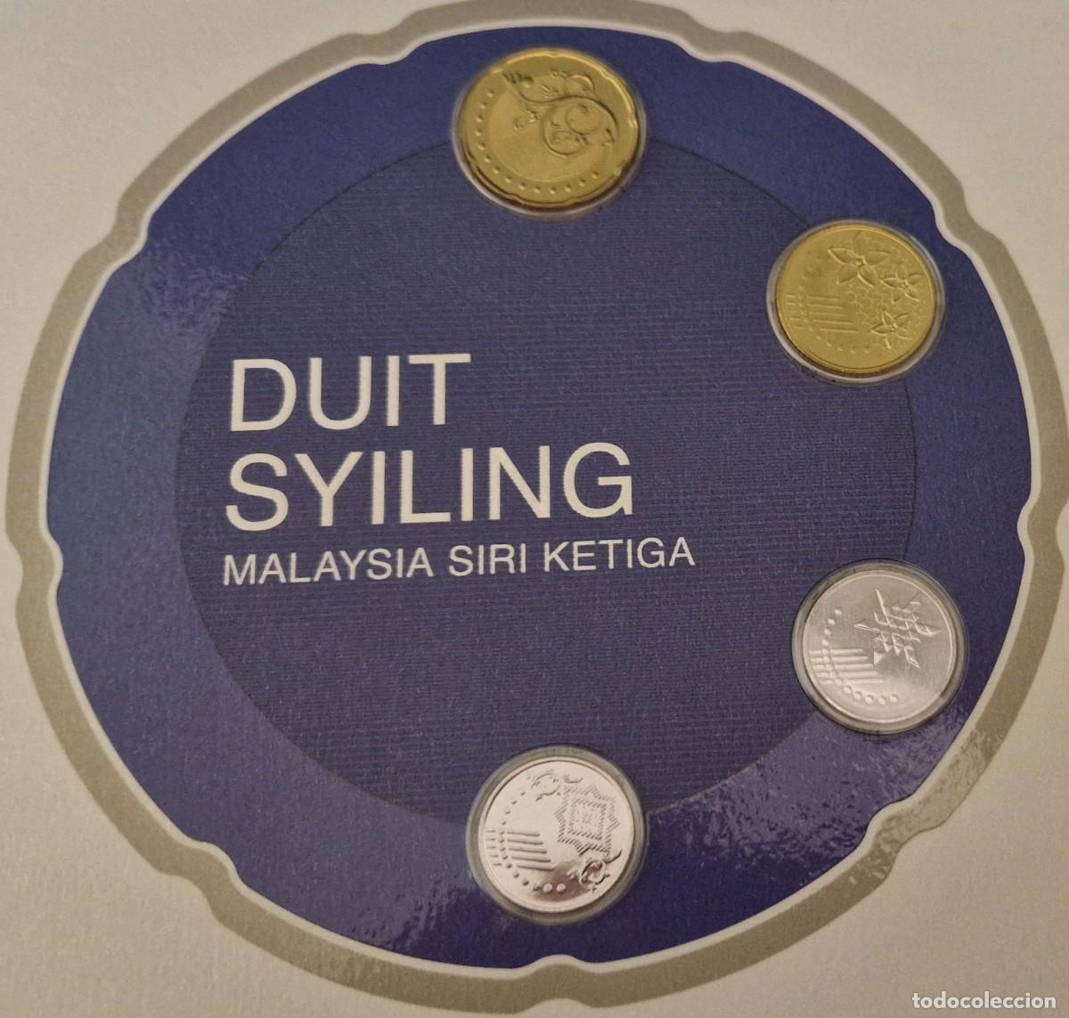 Material numism&aacute;tico: Set de monedas Malasia Duit Syiling - Foto 4