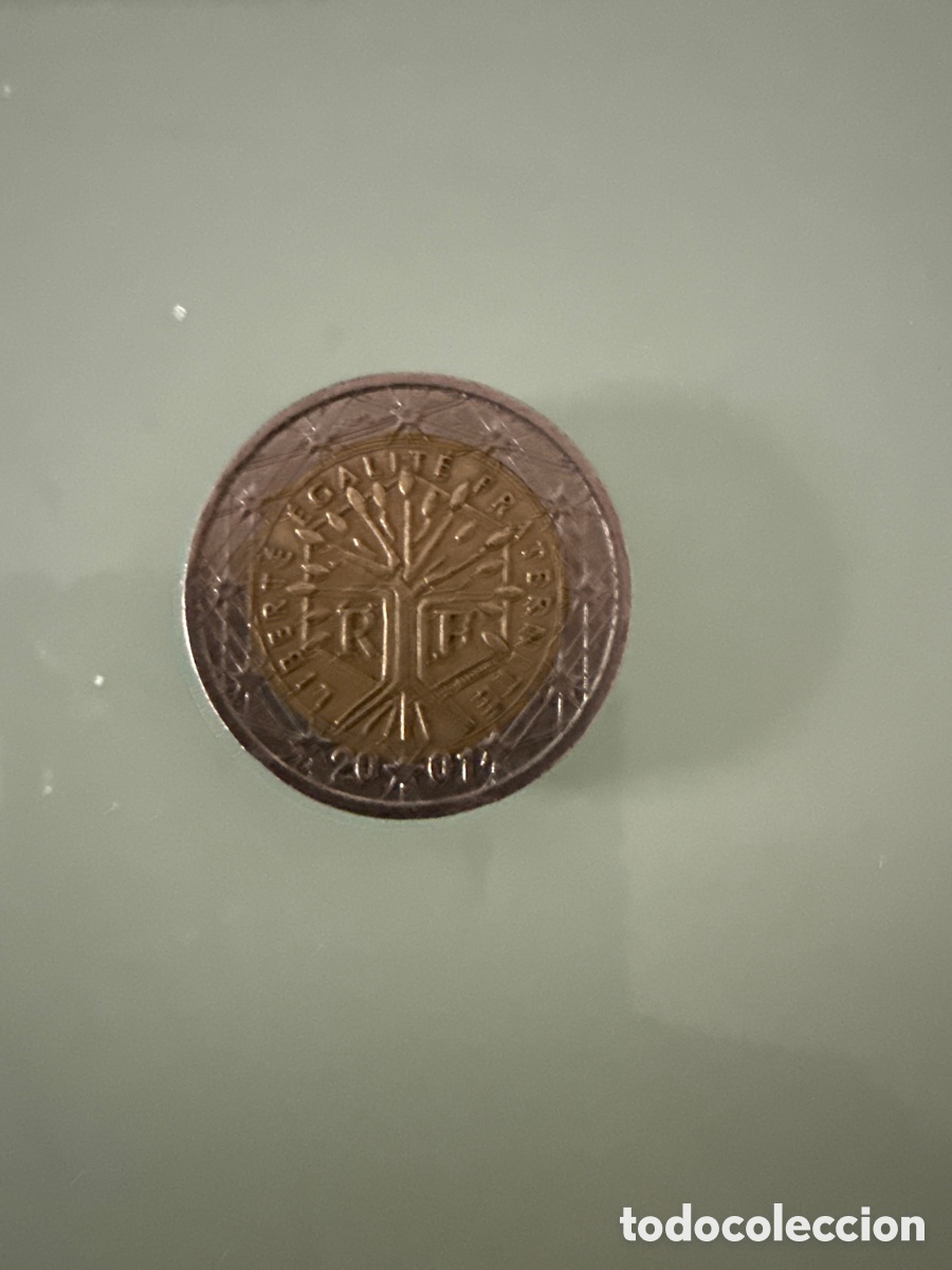 Material numism&aacute;tico: Moneda 2&euro; Francia 2001 - Foto 1