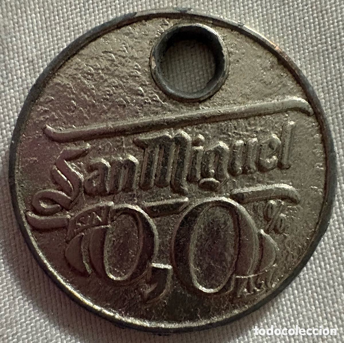 Material numism&aacute;tico: FICHA CERVEZA SAN MIGUEL. TOKEN . - Foto 3