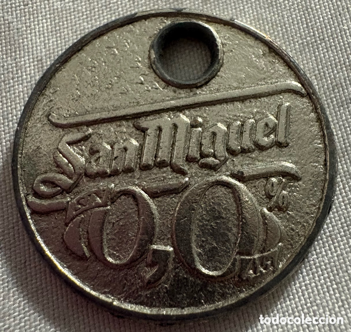 Material numism&aacute;tico: FICHA CERVEZA SAN MIGUEL. TOKEN . - Foto 1