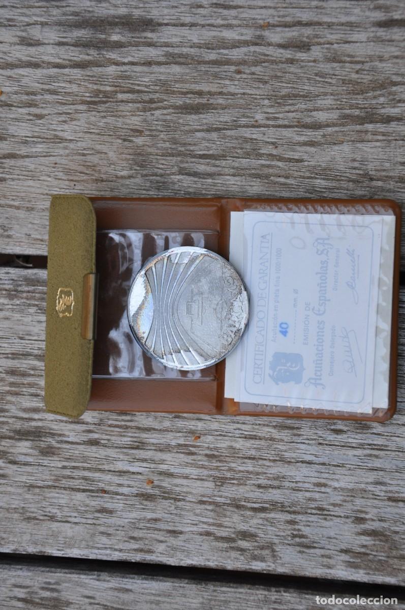 Material numism&aacute;tico: MONEDA PLATA 75 ANIRVASARI BAR&Ccedil;A - Foto 2