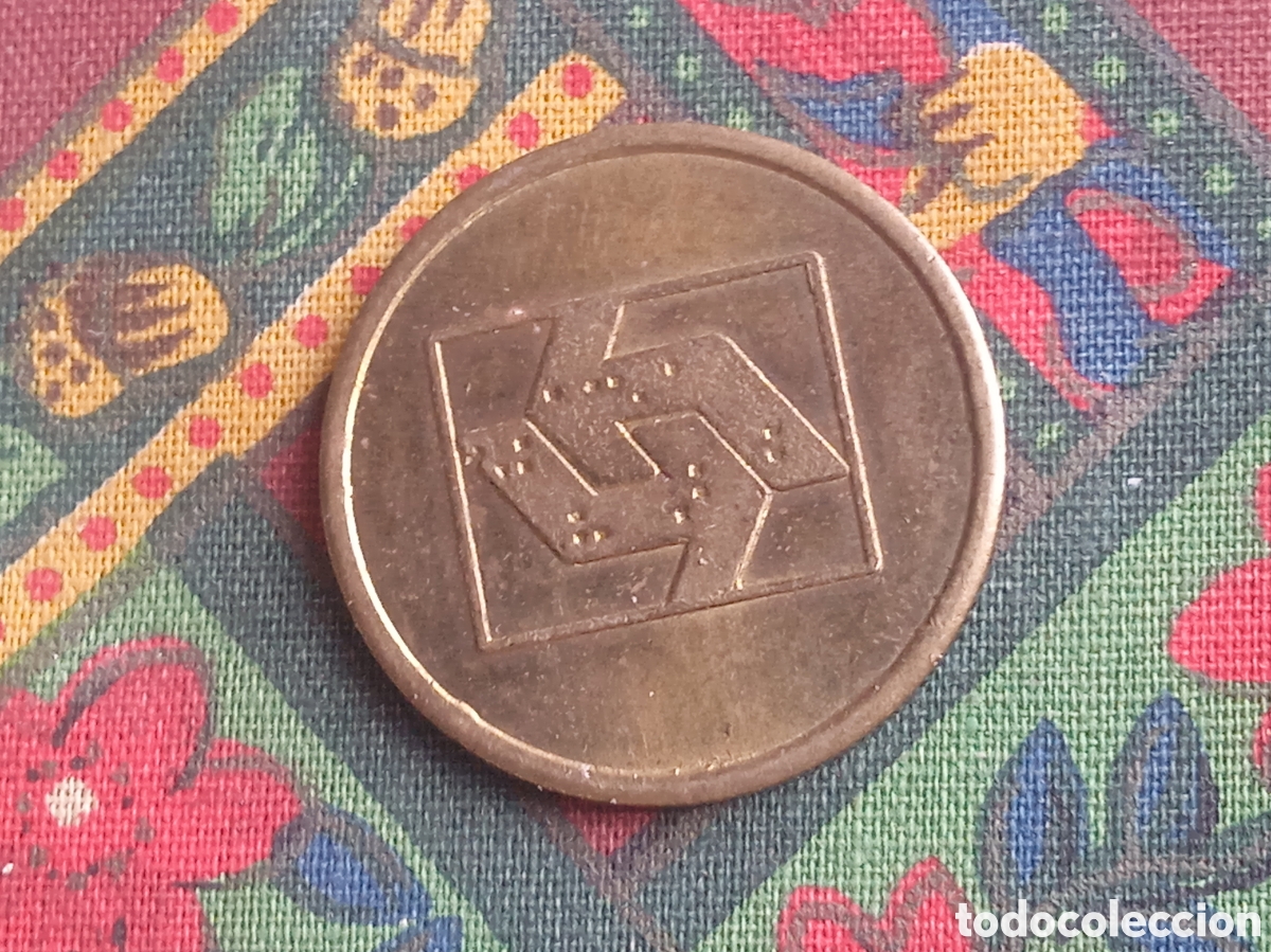 Material numism&aacute;tico: Ficha Token Dorada Muy bien - Foto 2