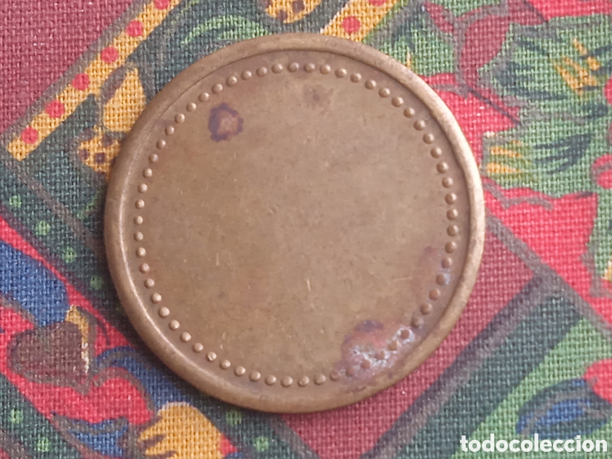 Material numism&aacute;tico: Token Ficha Fog Inglesa - Foto 2