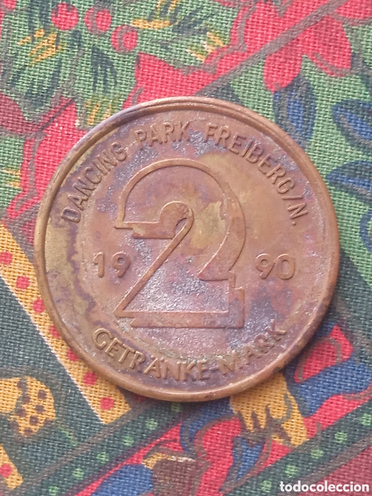 Material numism&aacute;tico: Ficha Token Discoteca Alemania 1990 - Foto 2