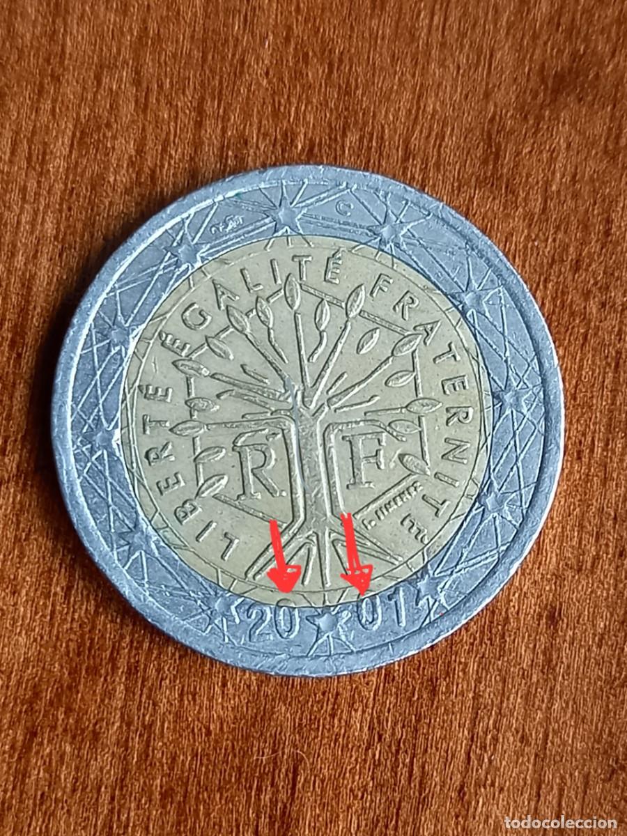 Material numism&aacute;tico: Moneda 2 euros 2001 Francesa - Foto 1