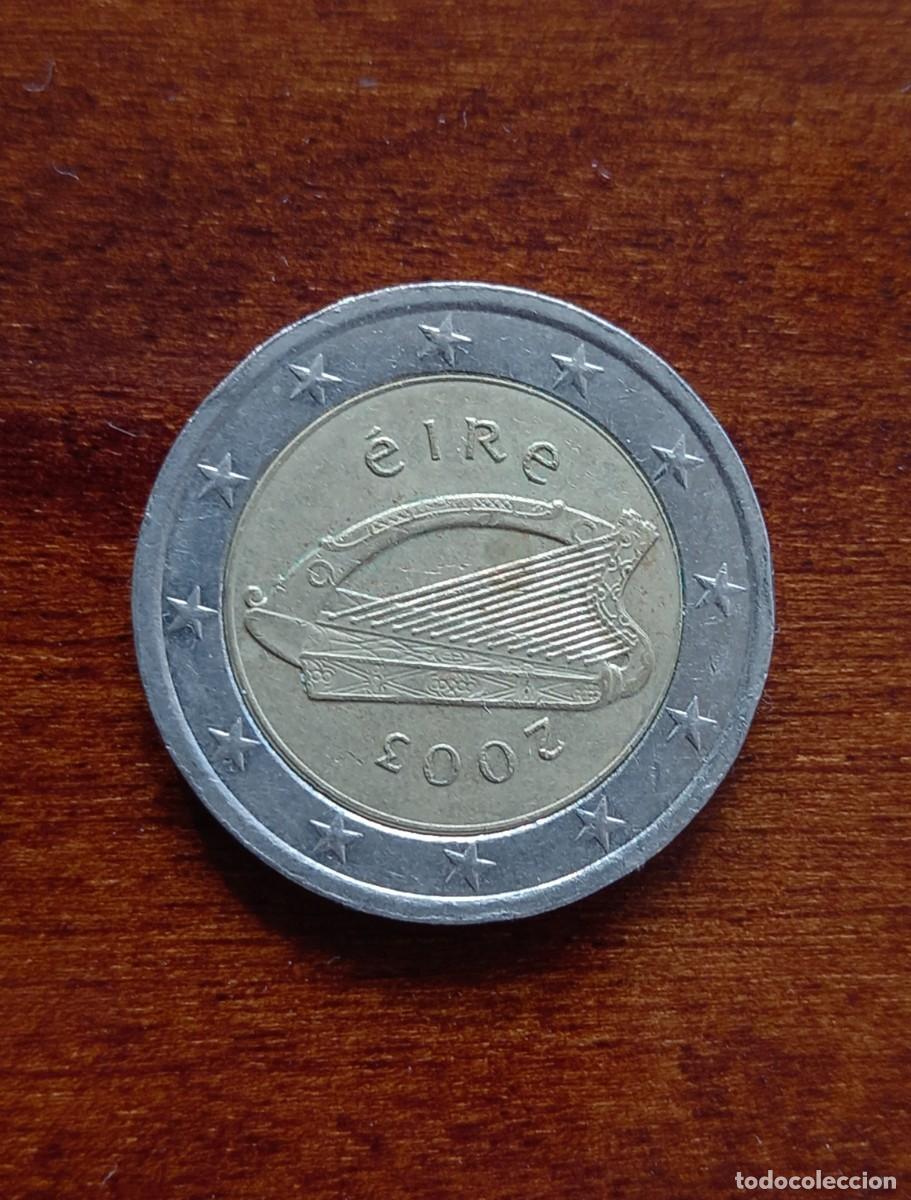 Material numism&aacute;tico: moneda de 2 euros del a&ntilde;o 2002, de eire - Foto 1