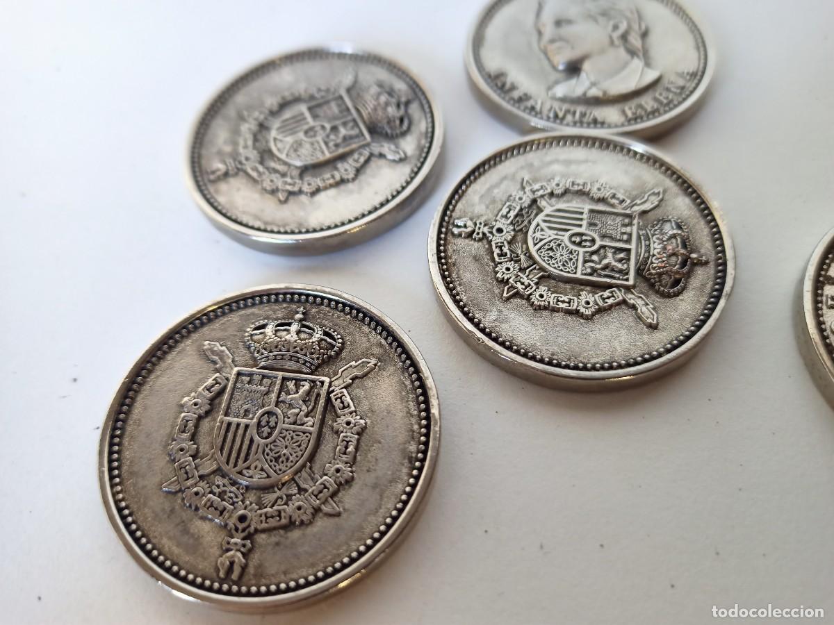 Material numism&aacute;tico: Monedas, token, fichas Reyes de Espa&ntilde;a - Foto 3