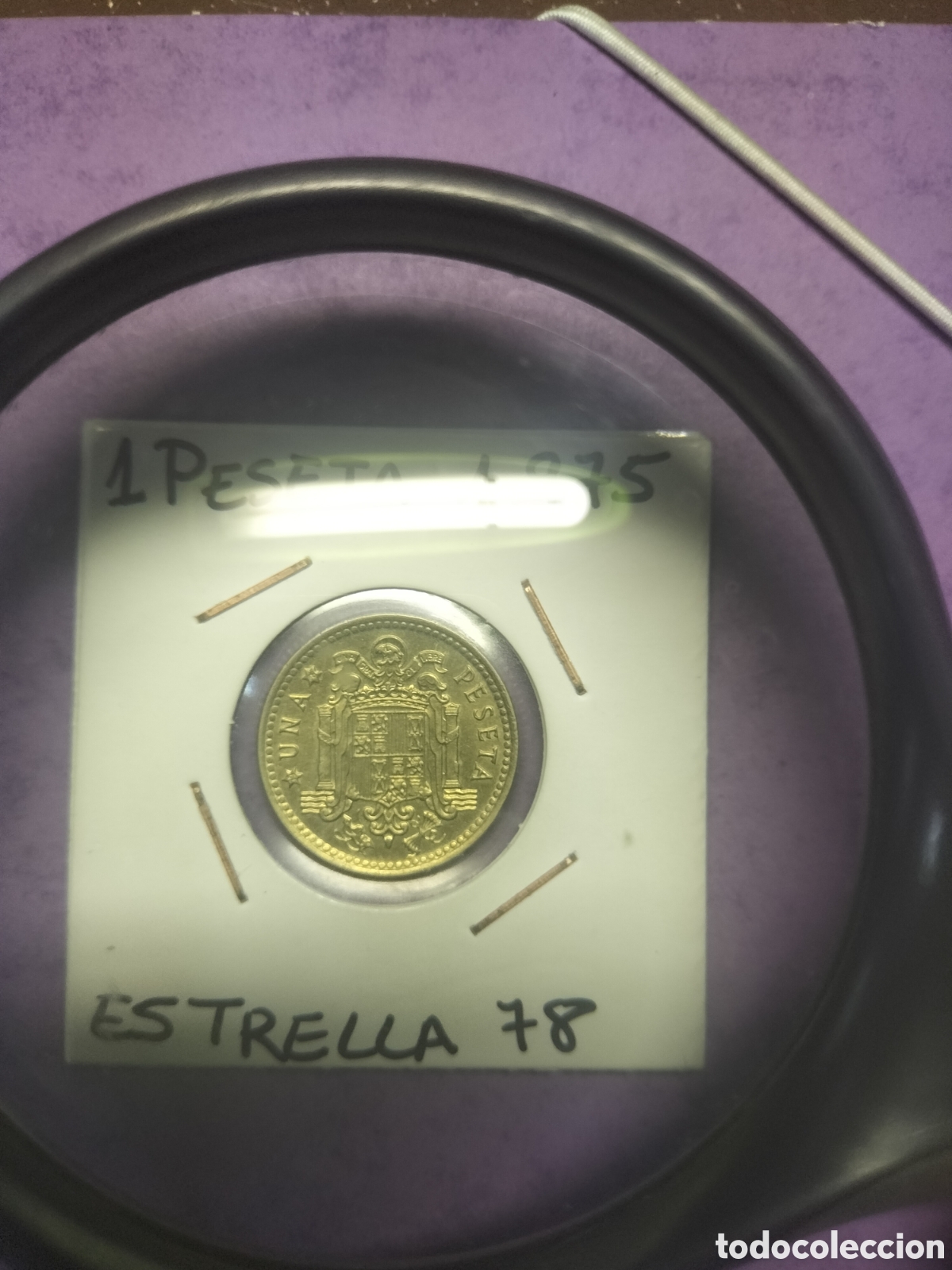 Material numism&aacute;tico: Peseta de (1975)estrella(78). - Foto 2