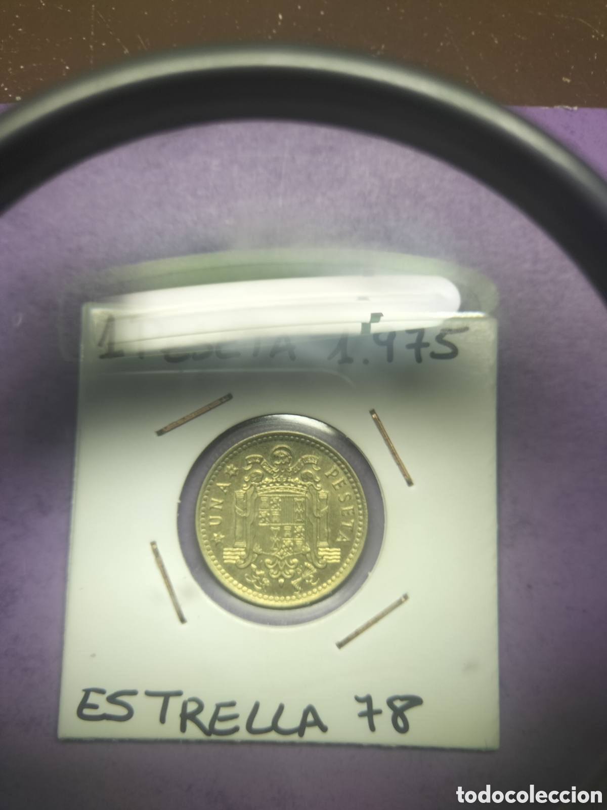 Material numism&aacute;tico: Peseta de (1975)estrella(78). - Foto 3