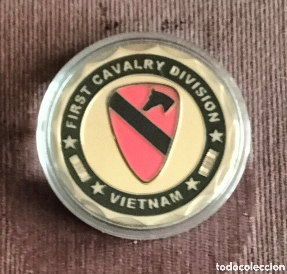 Material numism&aacute;tico: Moneda 1st Cavaltry Divisi&oacute;n - Foto 1