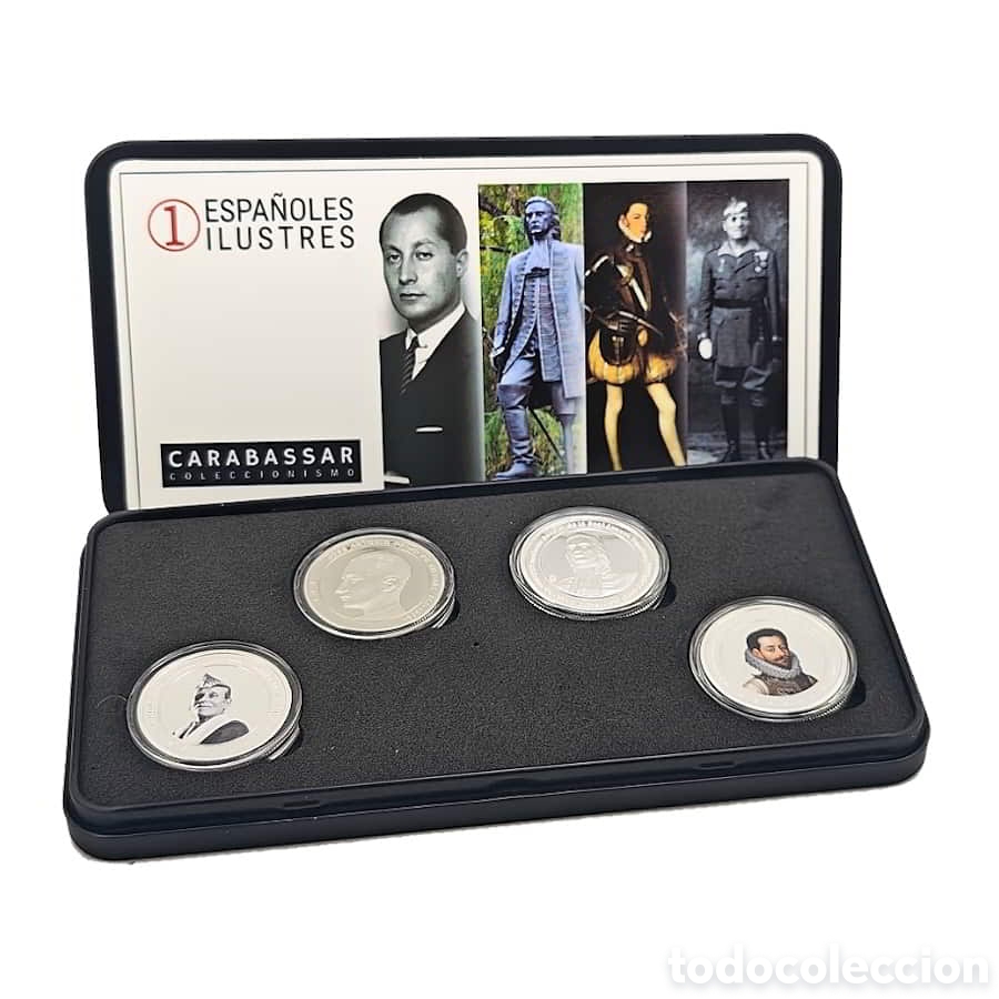 Material numism&aacute;tico: Oferta. Caja coleccionista Espa&ntilde;oles ilustres - Foto 1