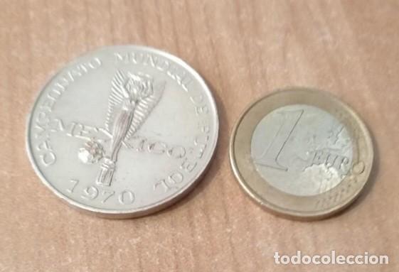 Material numism&aacute;tico: MONEDA DEL MUNDIAL DE MEXICO 1970 - Foto 3