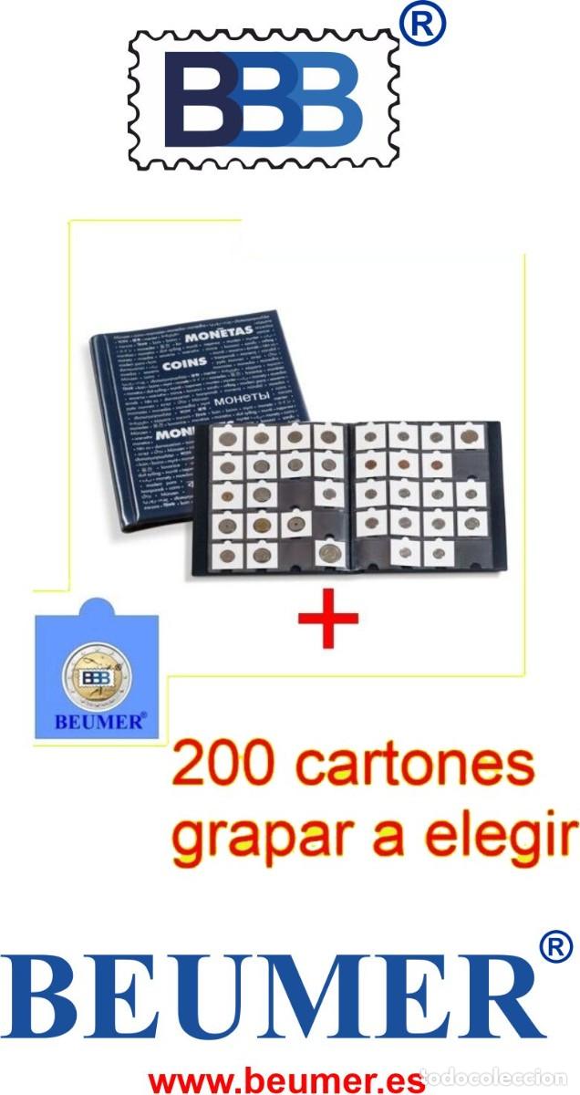 Material numism&aacute;tico: Hoja BBB BEUMER; especial. RIGIDA.Con solapa de cierre. Interior Bandeja flocada. - Foto 15