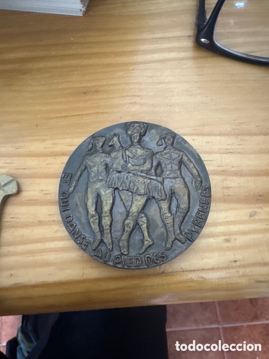 Material numism&aacute;tico: MEDAILLE LES BASQUES CE PETIT PEUPLE QUI CHANTE par BAUDET - MEDAL - Foto 2