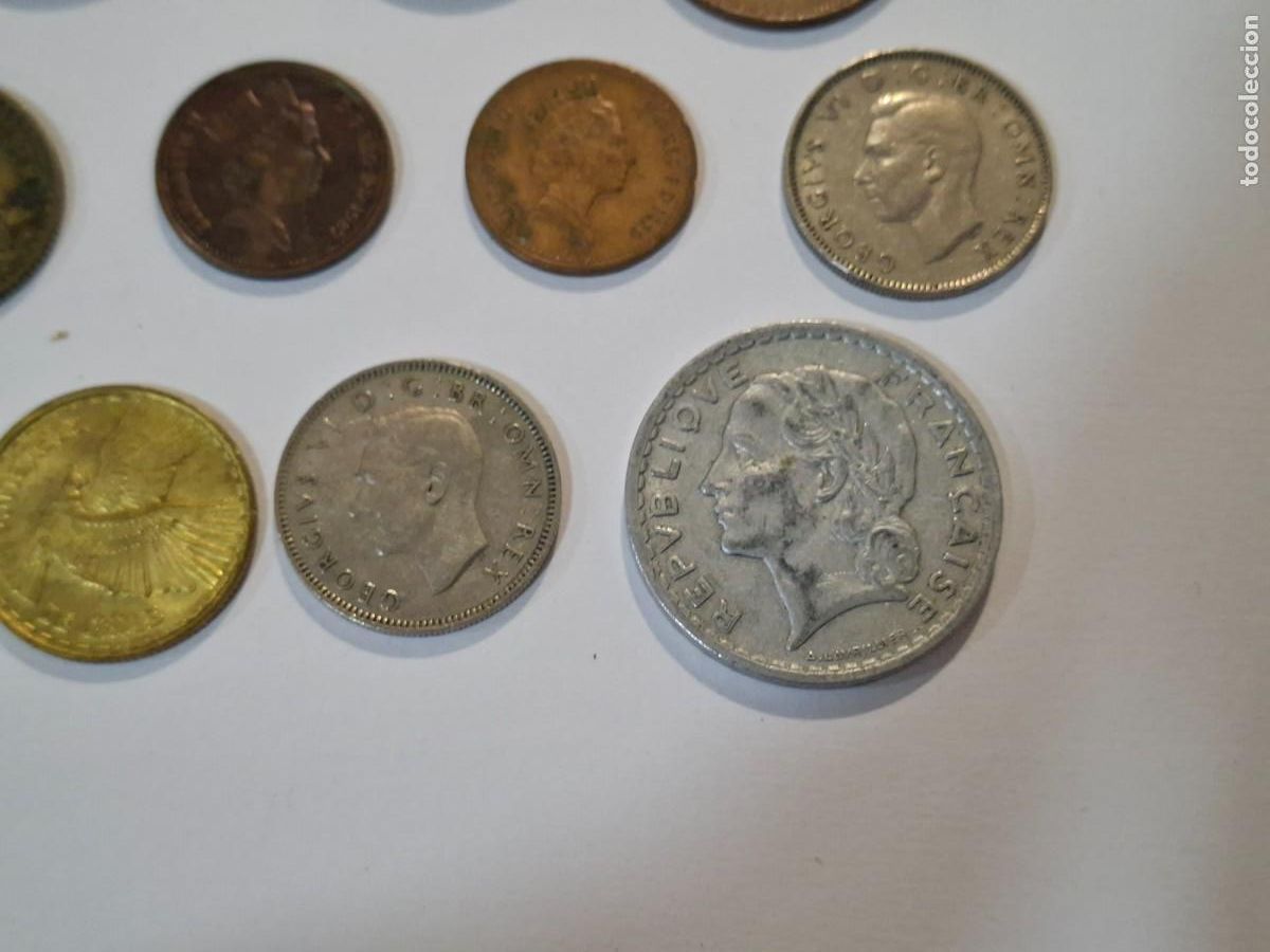 Material numism&aacute;tico: Lote monedas 14 unidades. - Foto 5