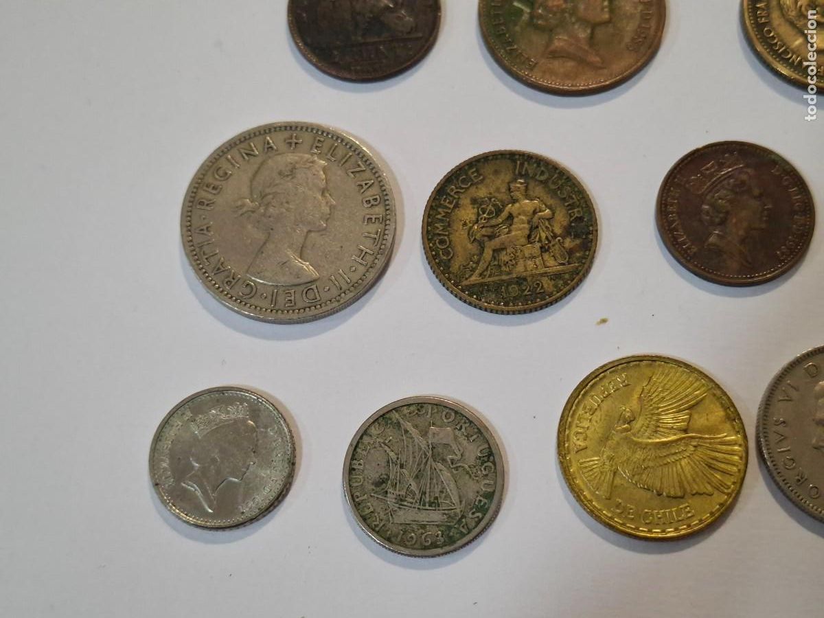 Material numism&aacute;tico: Lote monedas 14 unidades. - Foto 7
