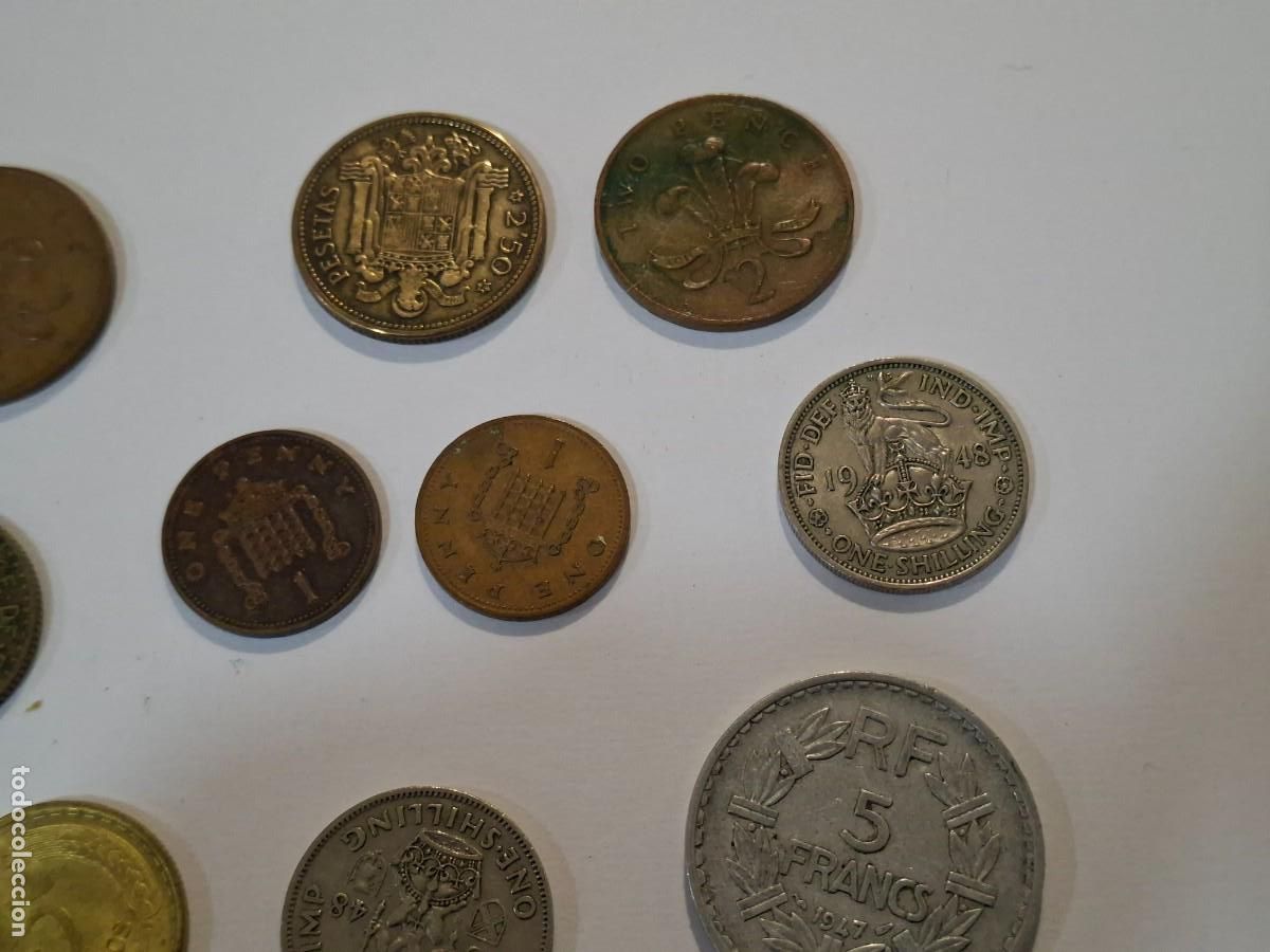 Material numism&aacute;tico: Lote monedas 14 unidades. - Foto 9
