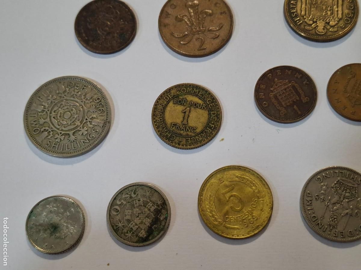 Material numism&aacute;tico: Lote monedas 14 unidades. - Foto 12