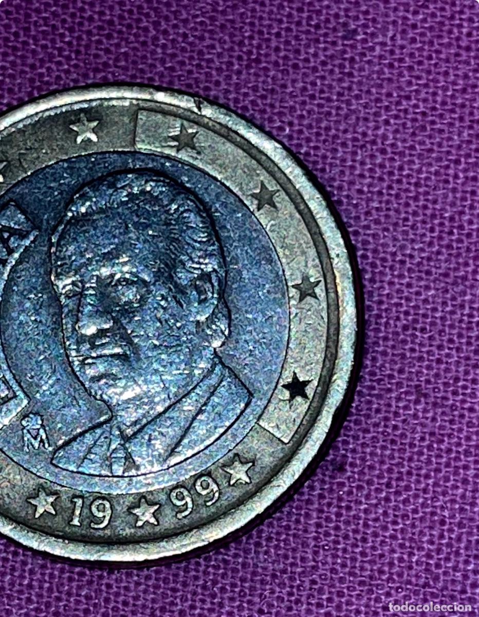 Material numism&aacute;tico: Moneda de 1 euro de Espa&ntilde;a de 1999 - Foto 1