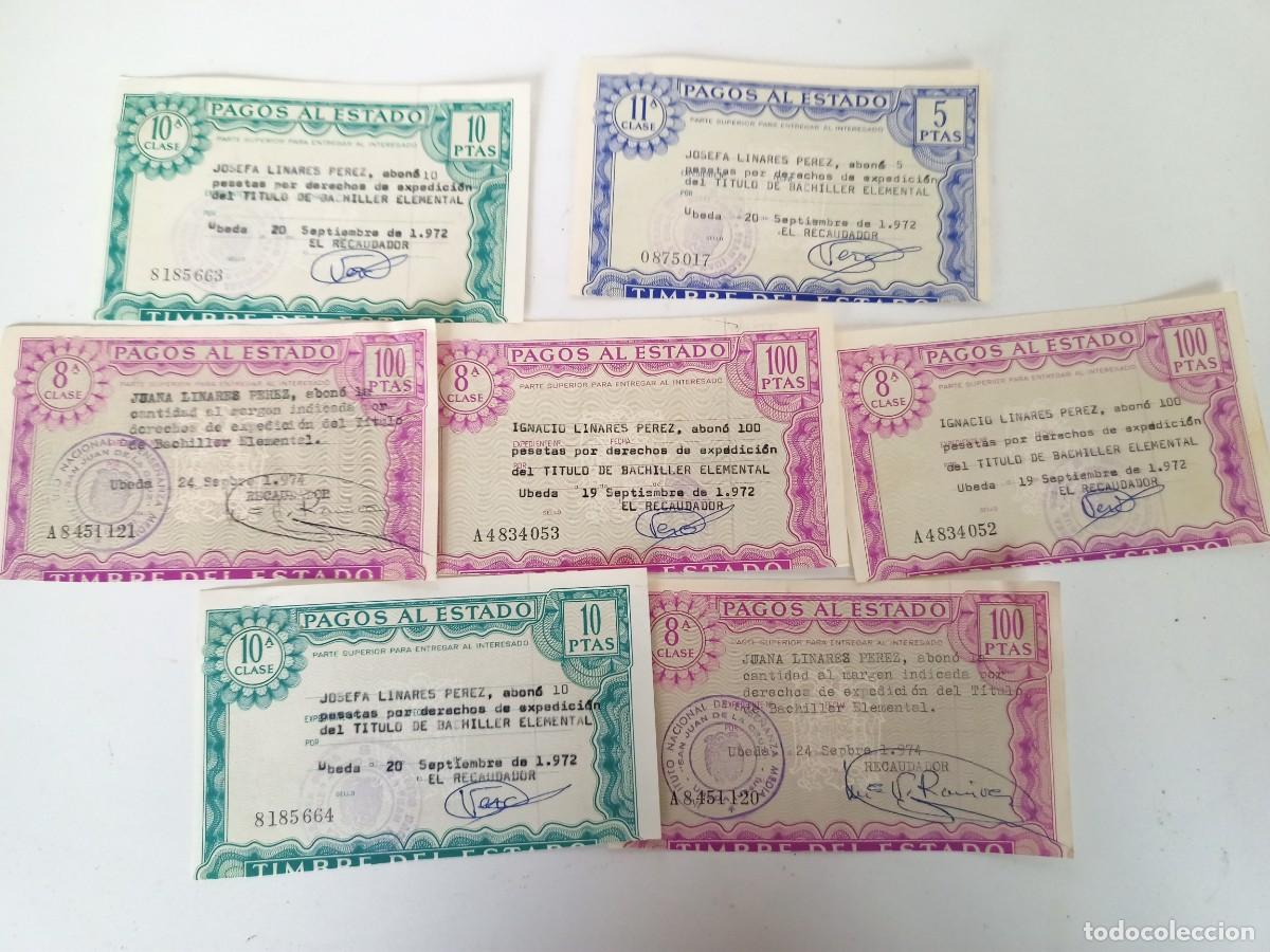 Material numism&aacute;tico: Lote de billetes, pagos del estado - Foto 1