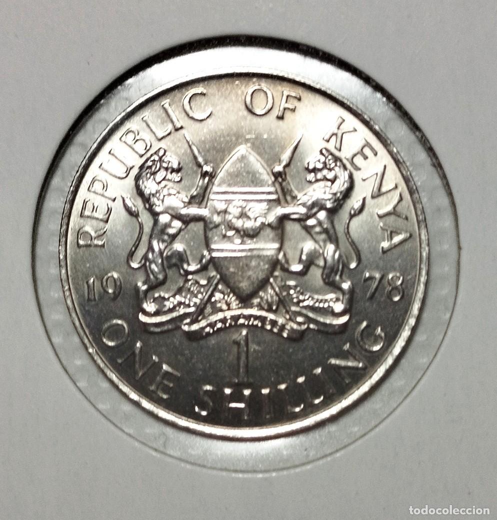Material numism&aacute;tico: AFRICA . KENIA . 1 SHILLING 1978 . SIN CIRCULAR - Foto 2