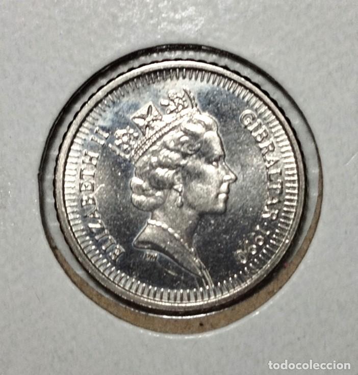 Material numism&aacute;tico: EUROPA . GIBRALTAR . 5 PENCE . 1990 . SIN CIRCULAR - Foto 1