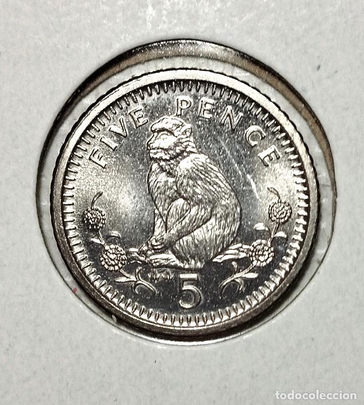 Material numism&aacute;tico: EUROPA . GIBRALTAR . 5 PENCE . 1990 . SIN CIRCULAR - Foto 2