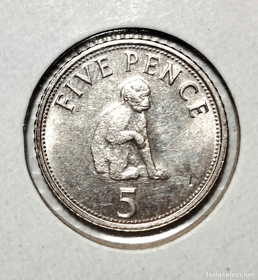 Material numism&aacute;tico: EUROPA . GIBRALTAR . 5 PENCE 2005 . EXCELENTE - Foto 2