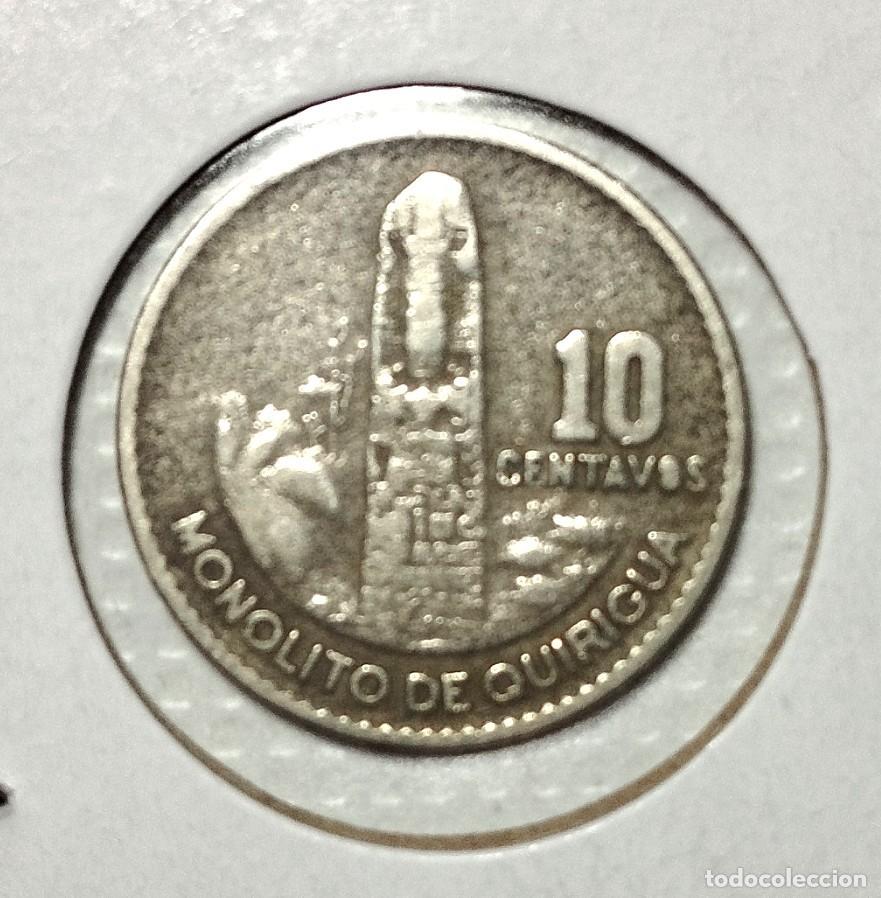 Material numism&aacute;tico: AMERICA . GUATEMALA . 10 CENTAVOS 1967 - Foto 2