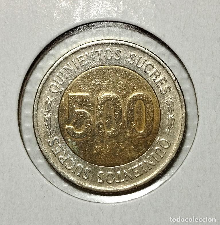 Material numism&aacute;tico: AMERICA . ECUADOR . 500 SUCRES 1997 - Foto 2
