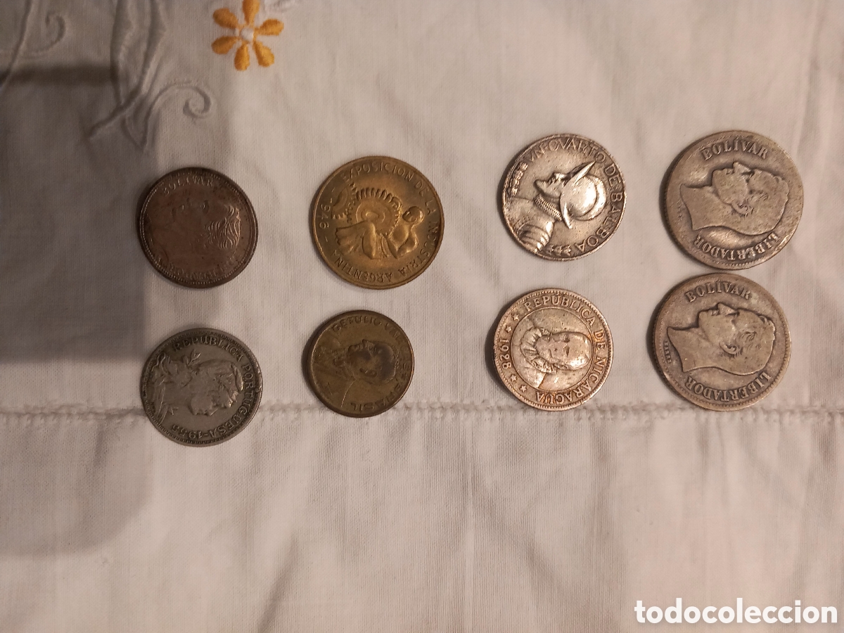 Material numism&aacute;tico: Lote 8 monedas colecci&oacute;n - Foto 2