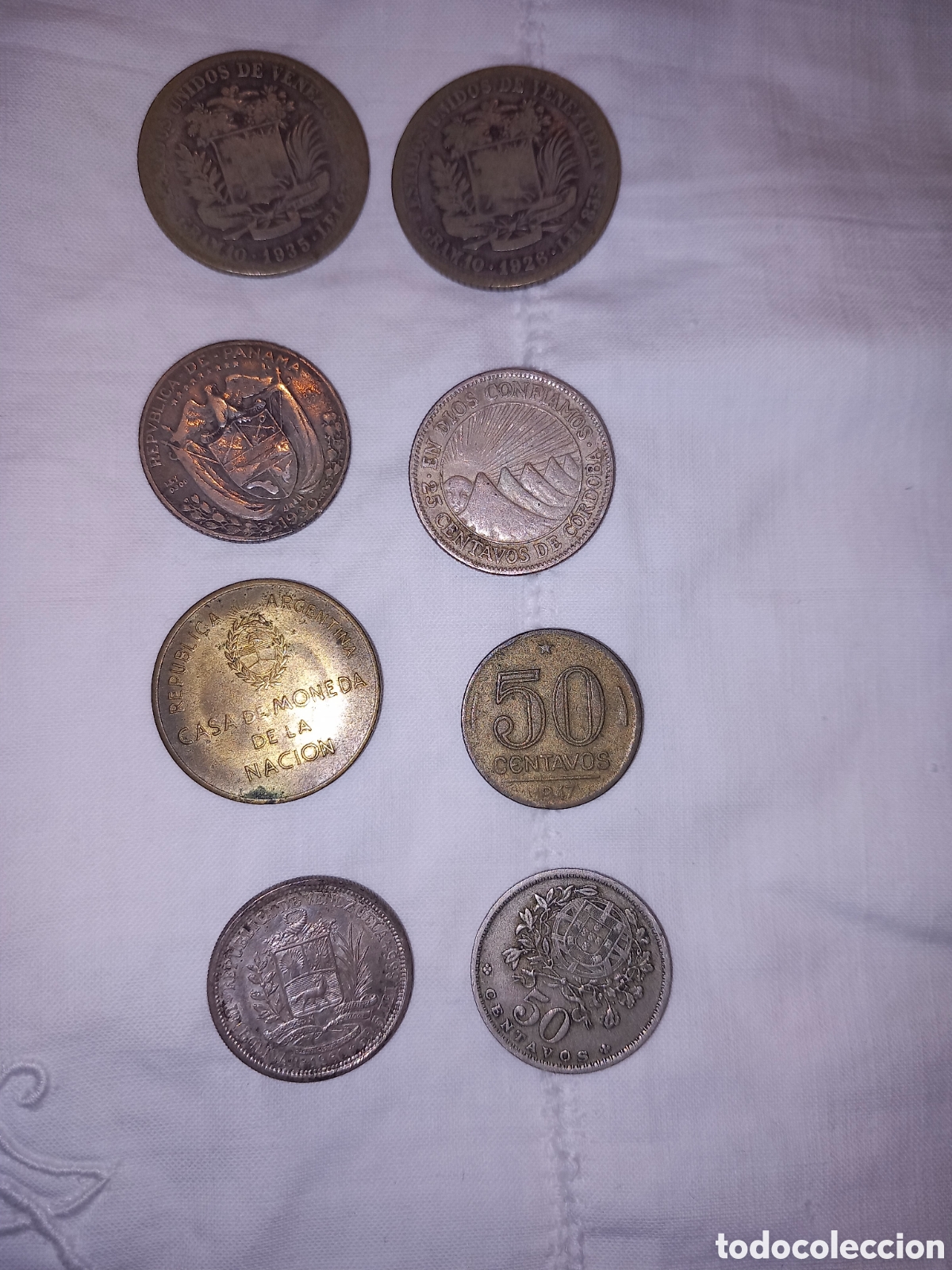 Material numism&aacute;tico: Lote 8 monedas colecci&oacute;n - Foto 1