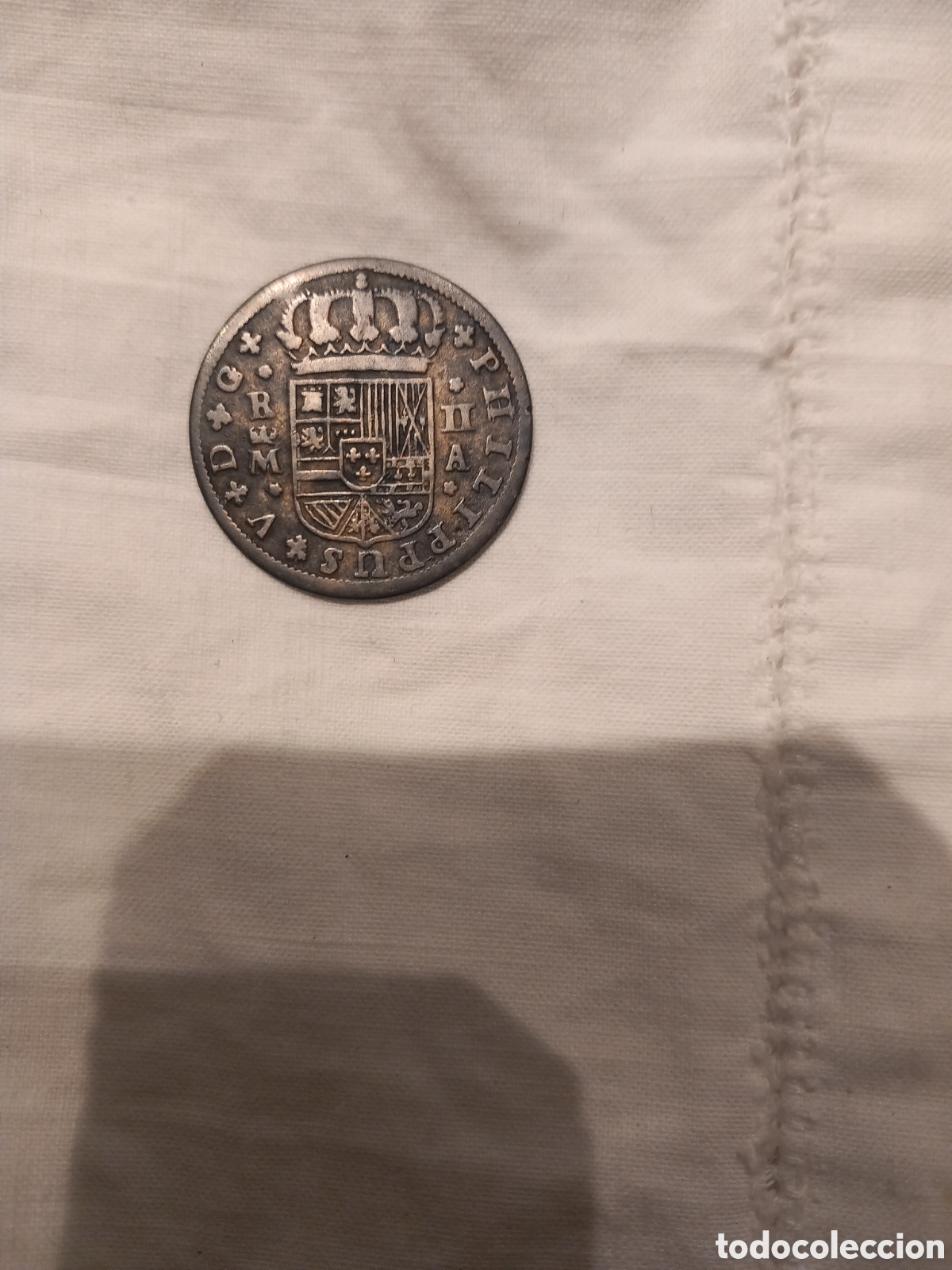 Material numism&aacute;tico: Lote 6 monedas antiguas de plata - Foto 3